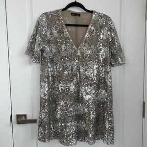 ✨Glitz & Glamor Zara Dress Sz M ✨